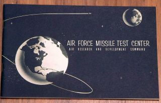 Vintage Air Force Missile Test Center Booklet From Feb,  1959.