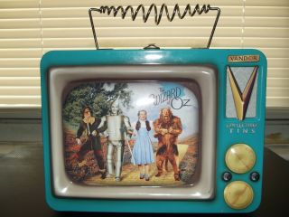 Vintage Vandor The Wizard Of Oz Tin T.  V.  Lunch Box