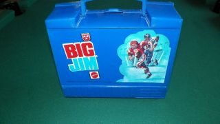 Mattel Big Jim Plastic Lunch Box 1972 King Seeley Thermos