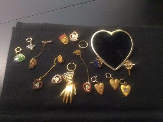 Vintage Women of the Loyal Order of Moose Jewelry Pins SOME MARKED GOLD 4