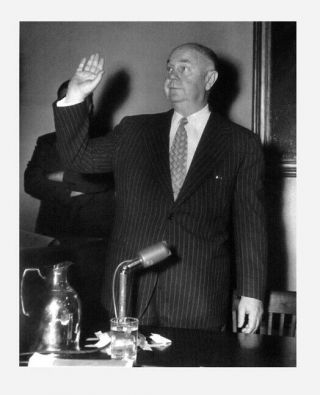 1951 Frank Erickson Gambler Senate Crime Committee Photo