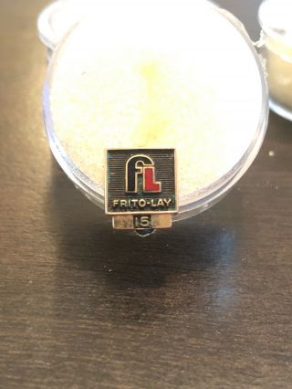 A “frito Lay” 10k Gold,  15 Years Of Service Pin.