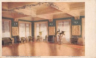 Greenwich,  Ct Edgewood Inn Music & Ball Room Osborne Co. ,  Pub.  1922