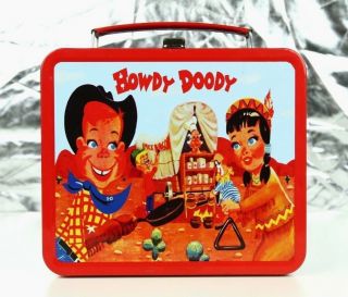 Vintage Howdy Doody & Friends G Whiz Metal Lunch Box From Brainiaks (1995)