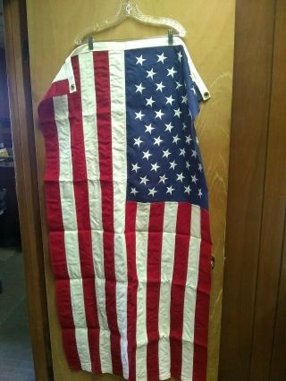American Flag Flown Over Us Capital In 1981 With Certificate Of Authenticity