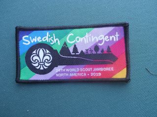2019 World Jamboree Swedish Contingent Patch