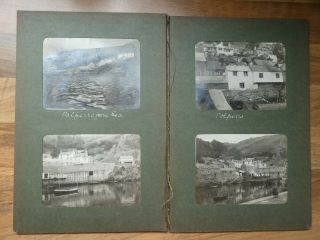 14 1900/1910s Photos Of Polperro,  Cornwall On Two Album Pages