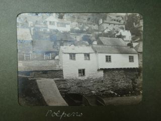 14 1900/1910s Photos of Polperro,  Cornwall on Two Album Pages 4