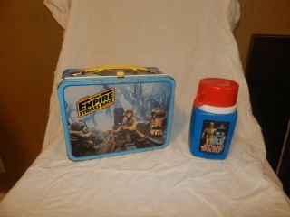 Vintage Empire Strikes Back Star Wars Lunchbox With Thermos.