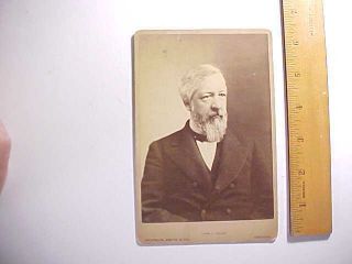 1884 James G.  Blaine Presidential Campaign Portrait By Chicago Bakery Supply Vg,