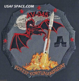Nrol - 67 Atlas V Av - 045 Dragon 5 Sls Ccafs Ula Usaf Dod Satellite Launch Patch