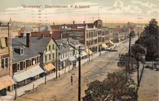 " Sunnyside " Charlottetown,  Prince.  Edward Island,  Canada,  Street View 1908