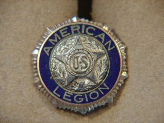 Vintage 10k Gold American Legion Screwback Pin