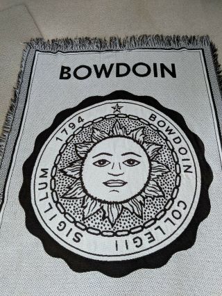 Bowdoin College - Brunswick,  Maine 45 Inch By 69 Inch Throw Blanket - 2