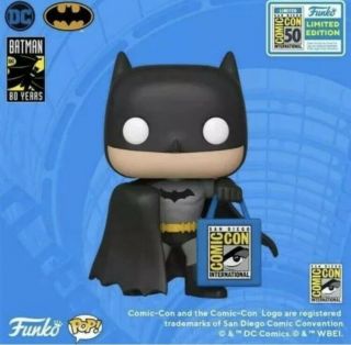 Limited Edition - Funko Pop Batman 2019 Sdcc Shared Exclusive Confirmed Order