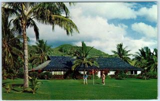 Hana,  Maui,  Hawaii Hi Pitch N Putt Golf Hotel Hana Maui 1965 Postcard