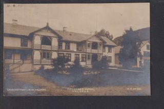 Norway - Valdres Fagernes Hotel Rp Postcard 1907