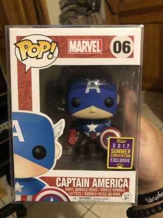 Funko Pop Marvel Captain America (bucky) Sdcc 2017 Exclusive