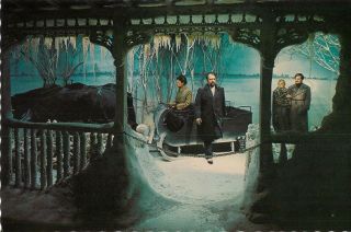 Doctor Zhivago Julie Christie Omar Sharif 4x6 " Postcard Movieland Wax Museum