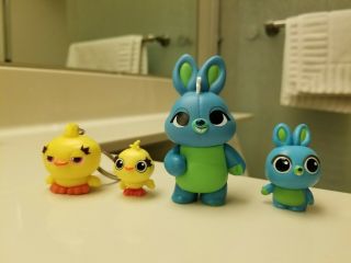 4 Funko Disney Pixar Toy Story 4 Mystery Minis Blind Bag Bunny & Ducky Keychain