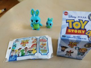 4 Funko Disney Pixar Toy Story 4 Mystery Minis Blind Bag Bunny & Ducky Keychain 3