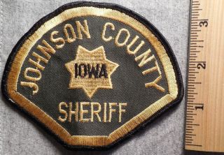 Johnson County Iowa Sheriff Patch (highway Patrol,  Sheriff,  Ems,  State)