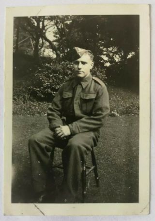 Vintage Old Photo People Handsome Men Military War Soldier Uniform A2