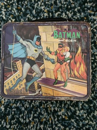 Vintage Rare ‘60s Canadian Batman Tv Show Lunchbox