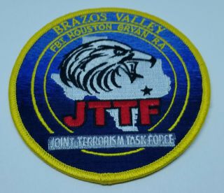 Fbi Houston Joint Terrorist Task Force Jttf Police Patch