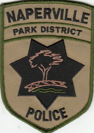 Naperville Park District Police Shoulder Patch Illinois Il