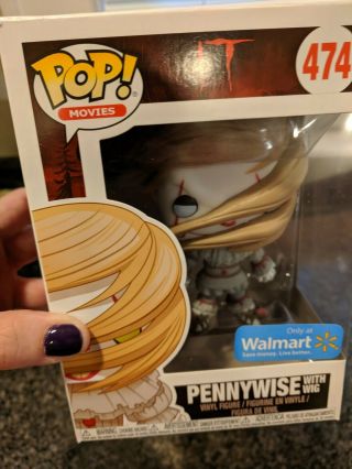 Pennywise Funko Pop With Wig Walmart Exclusive