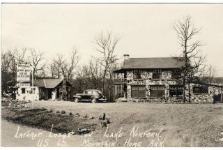 1940s Rp Lathrop Lodge Norfolk Lake Mountain Home Arkansas Ar Ozarks Rppc
