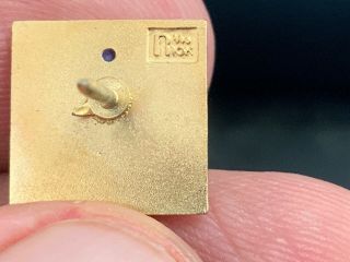 “CSI” Gem Service Award Pin.  Solid 10k Gold Pin. 2