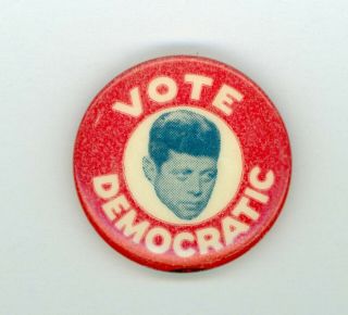 1960 Vintage President John F.  Kennedy Political Campaign Pinback Button Vote