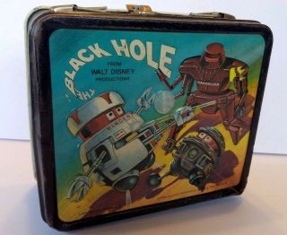 1979 Disney The Black Hole Metal Lunch Box Aladdin No Thermos Cool Vintage