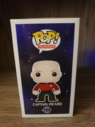 Funko Pop Television Star Trek TNG Captain Picard 188 (Vaulted and Retired) 4