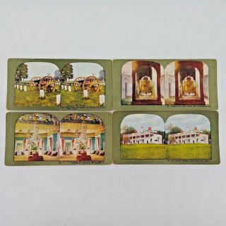 Stereoscope Stereoview Card Dayton Soldiers White House Liberty Bell Mt Vernon