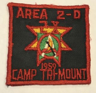 1959 Region 2d Oa Conclave Camp Tri - Mount 28 Host Cf8
