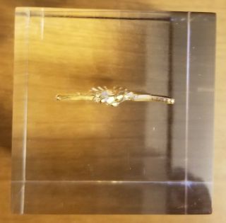 Eagle Scout Cube Paperweight - Boy Scouts of America BSA Eagle in Plastic Cube 3