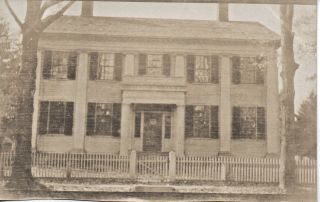 52200.  Ca 1905 Photo Hyde Family Colonial Home East Windsor Ct Warehouse Point
