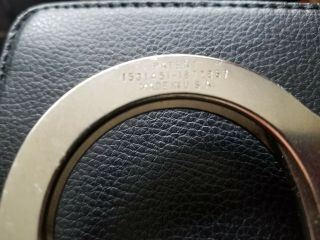 22 yr.  old Mod.  3 Peerless Handcuffs w/working key Serial 055995 & Sidekick Case 4