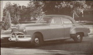 1952 Pontiac Chieftain 4 Door Sedan Advertising Postcard