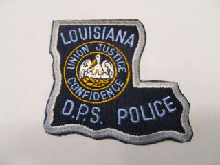 Louisiana State Dps Police Patch Took Over Motor Vehicle Enf.  & Trucks