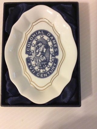 National Society Of The Colonial Dames Of America Xvii Century Ring Dish