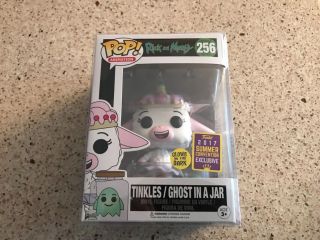 Rick And Morty Tinkles Ghost In A Jar Funko Pop 2017 Summer Convention Exclusive