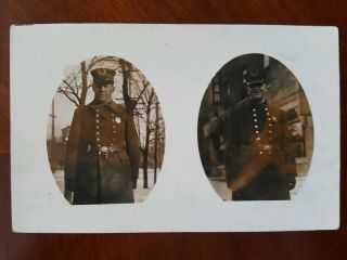 Rppc Illinois? Police Officers Bar Real Photo Scene Pc It Was In With All Ill Pc