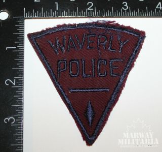 Early Waverly Maryland Police Department Patch (17635)