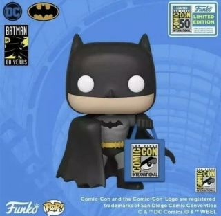 Funko Pop Heroes: Batman With Sdcc Bag 284 Shared Exclusive Sticker Confirmed