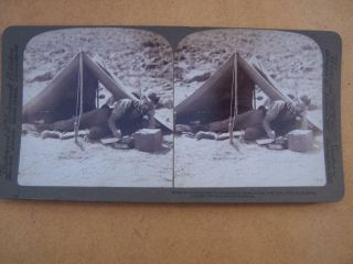 Stereo View Stereo Card - Boer War Soldiers Military Army