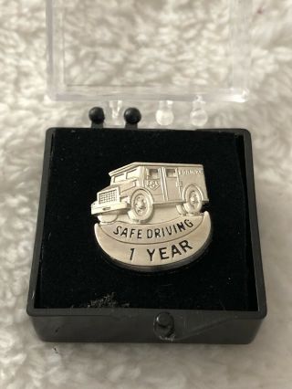 Brink’s Armour Car Safe Driving Service Award Pin For Year One 1 - 9